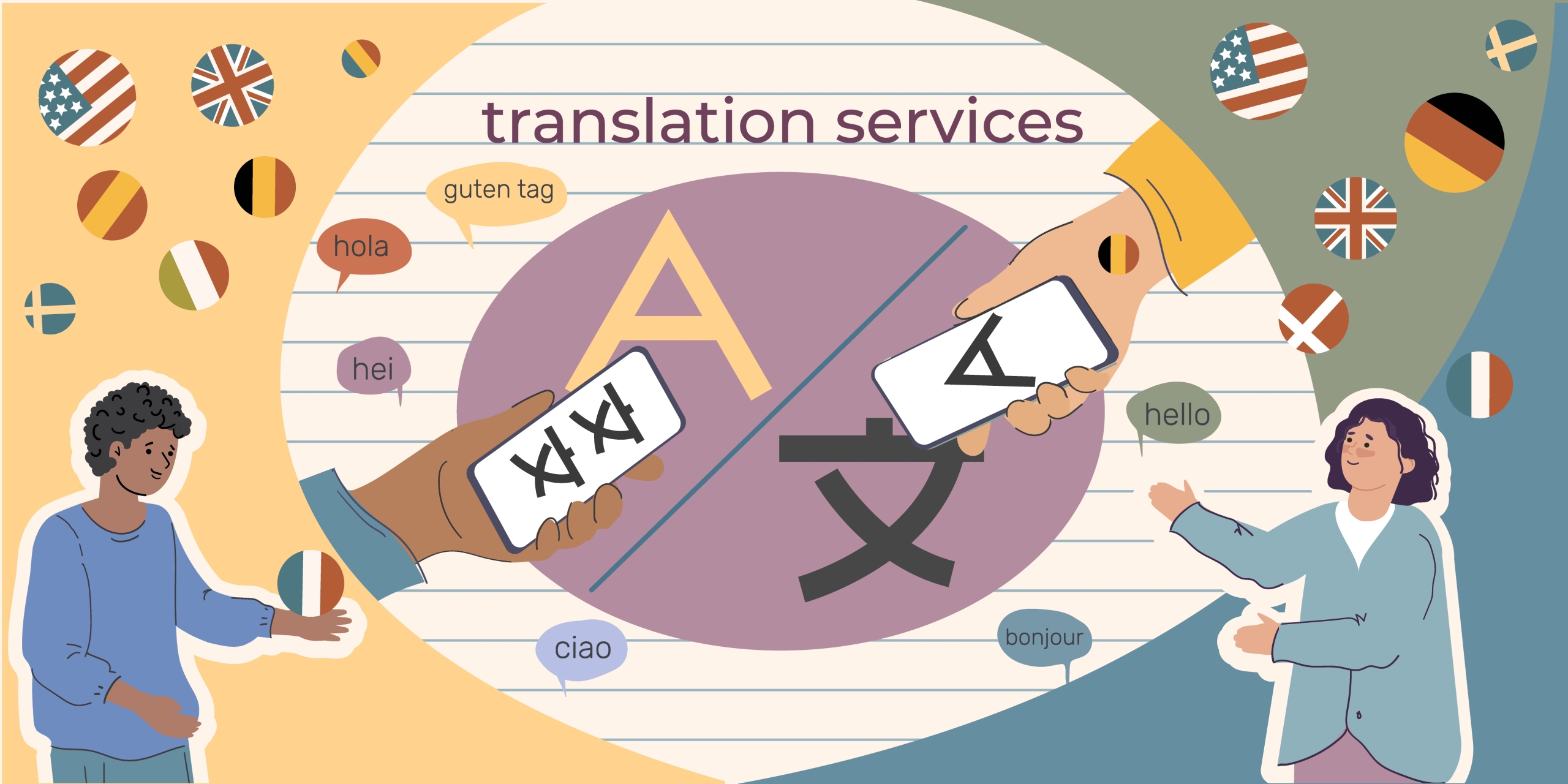 Le combinazioni linguistiche più tradotte al mondo. Esistono molteplici servizi di traduzione disponibili per una varietà di esigenze e contesti.