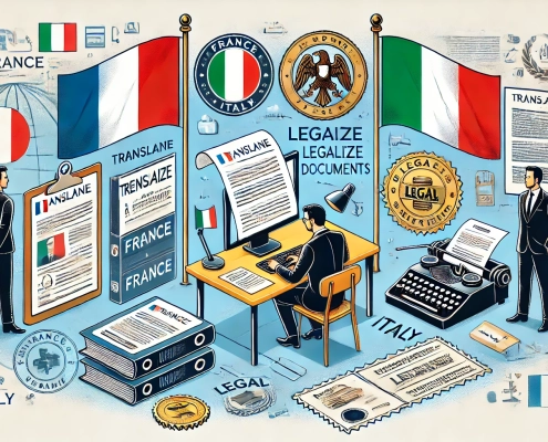 La Lingua Francese in Italia: Traduzioni Legalizzate Francese - Italiano e Viceversa